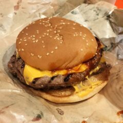 バーガーキングでぼっちバーレるが無かったのでディアブロガーリックダブルチーズバーガーでクリスマス