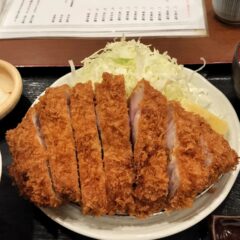 溜池山王「とんかつ まさむね」にてロースで一番高い「特ロースかつ定食」を味わう