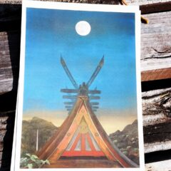 那智曼荼羅の世界を表現しようとした稗田一穂の作品