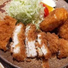 名古屋市の金山駅北口から徒歩すぐ！「かつ味」でロースかつと貝柱を味わう